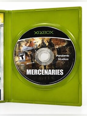 Xbox Mercenaries Disc in Medal of Honor Frontline Case (Mismatched)